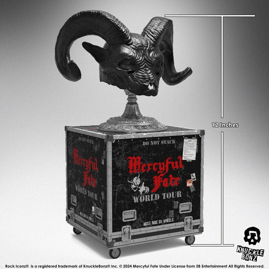 Mercyful Fate Rock Ikonz On Tour Road Case Statue & Stage Mask Set World Tour - Smalltinytoystore