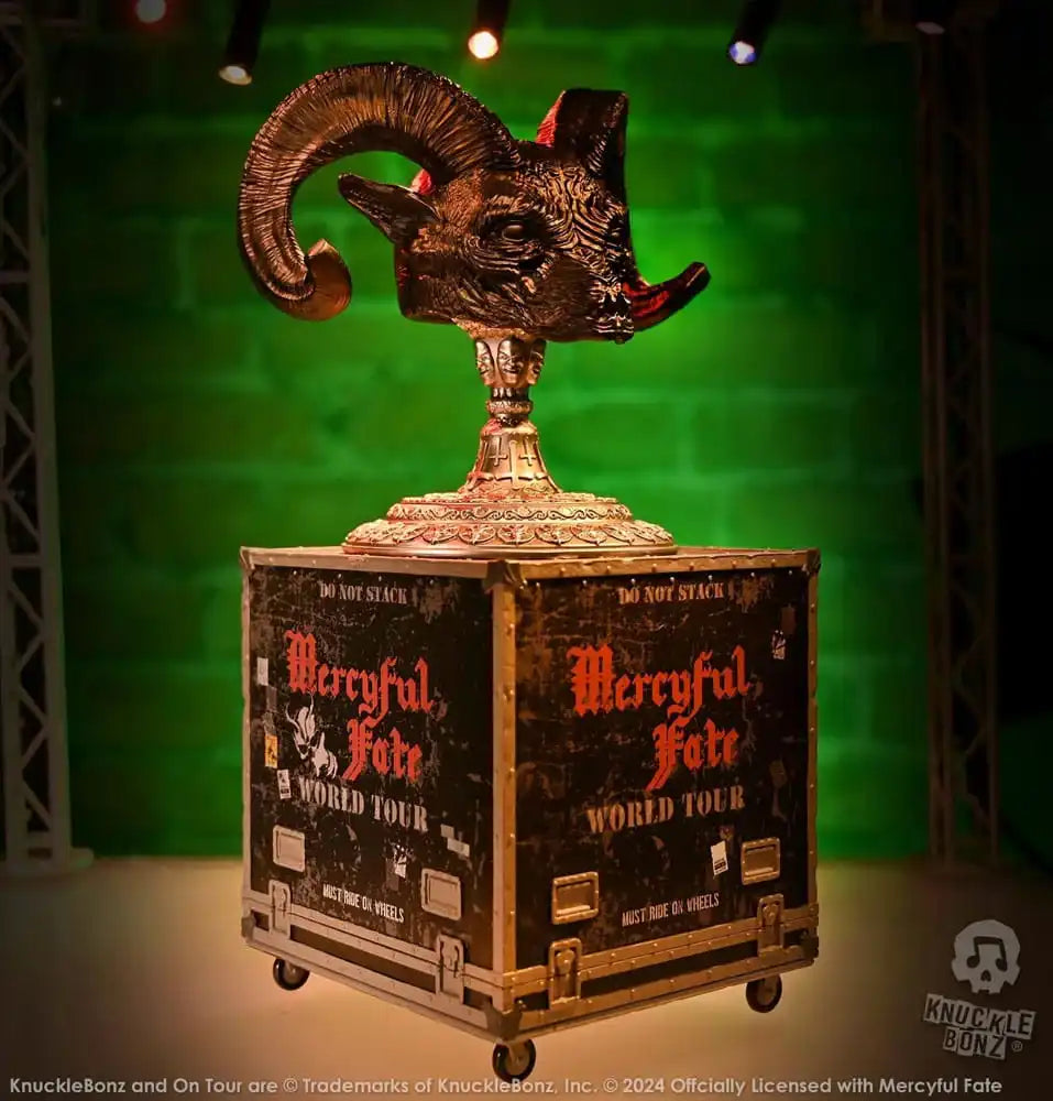Mercyful Fate Rock Ikonz On Tour Road Case Statue & Stage Mask Set World Tour - Smalltinytoystore