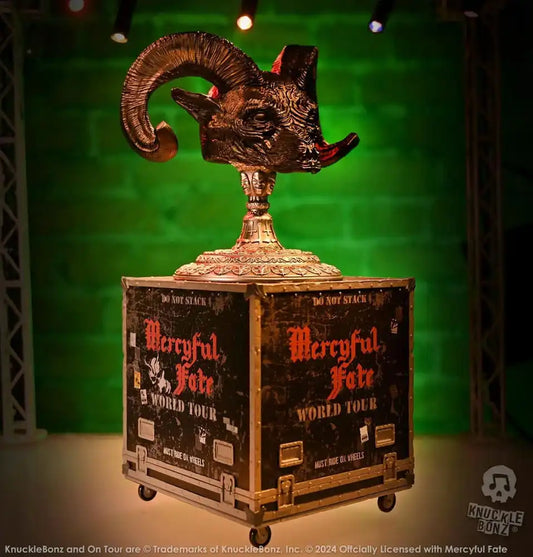 Mercyful Fate Rock Ikonz On Tour Road Case Statue & Stage Mask Set World Tour - Smalltinytoystore