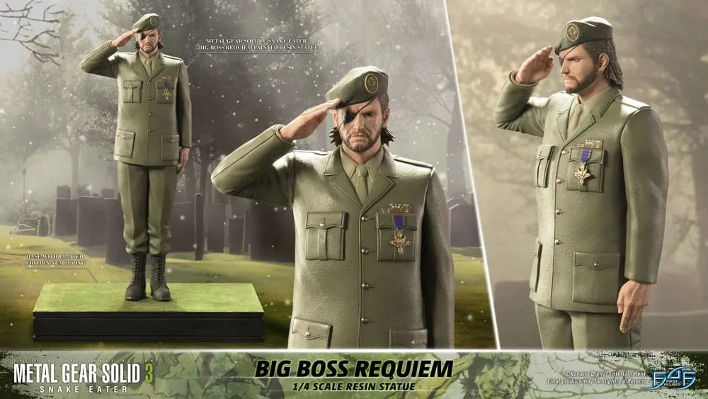 Metal Gear Solid 3: Snake Eater Statue 1/4 Big Boss Requiem 55 cm - Smalltinytoystore