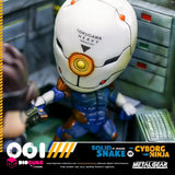 Metal Gear Solid DioCube PVC Diorama Solid Snake Vs Cyborg Ninja Ft Otacon 15 cm - Smalltinytoystore