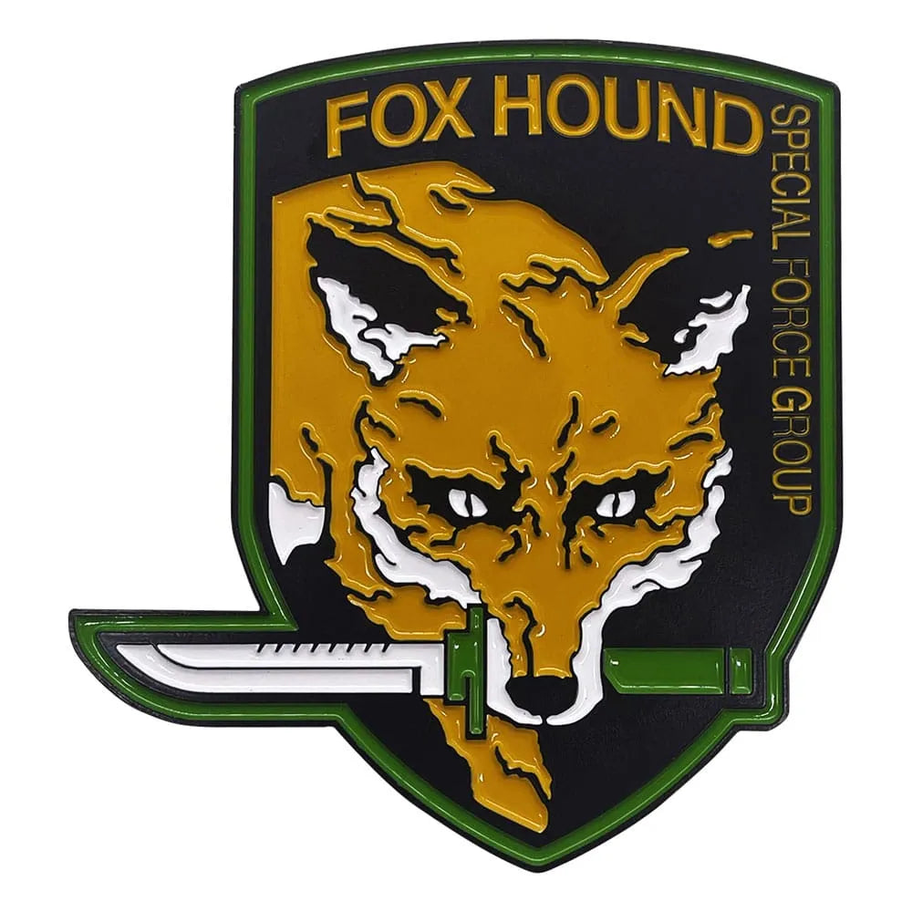 Metal Gear Solid Metallbarren Foxhound Insignia Limited Edition - Smalltinytoystore