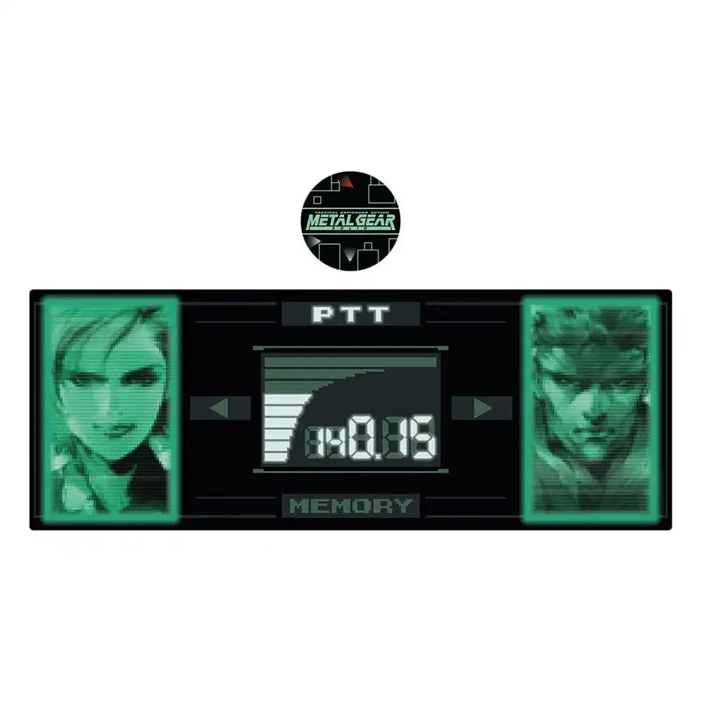 Metal Gear Solid Schreibtischunterlage & Untersetzer Set Solid Snake x Raiden Limited Edition - Smalltinytoystore