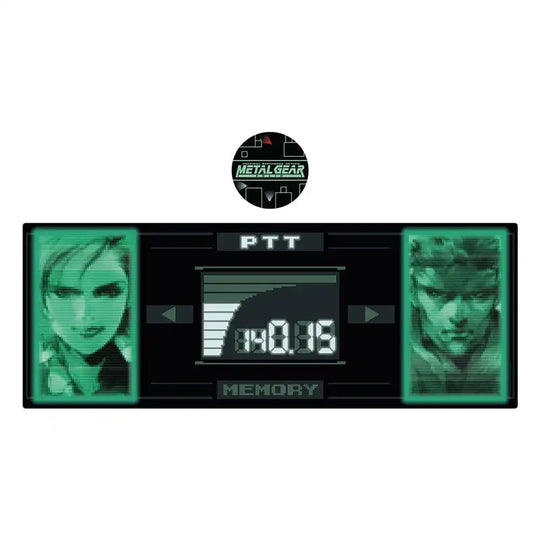Metal Gear Solid Schreibtischunterlage & Untersetzer Set Solid Snake x Raiden Limited Edition - Smalltinytoystore
