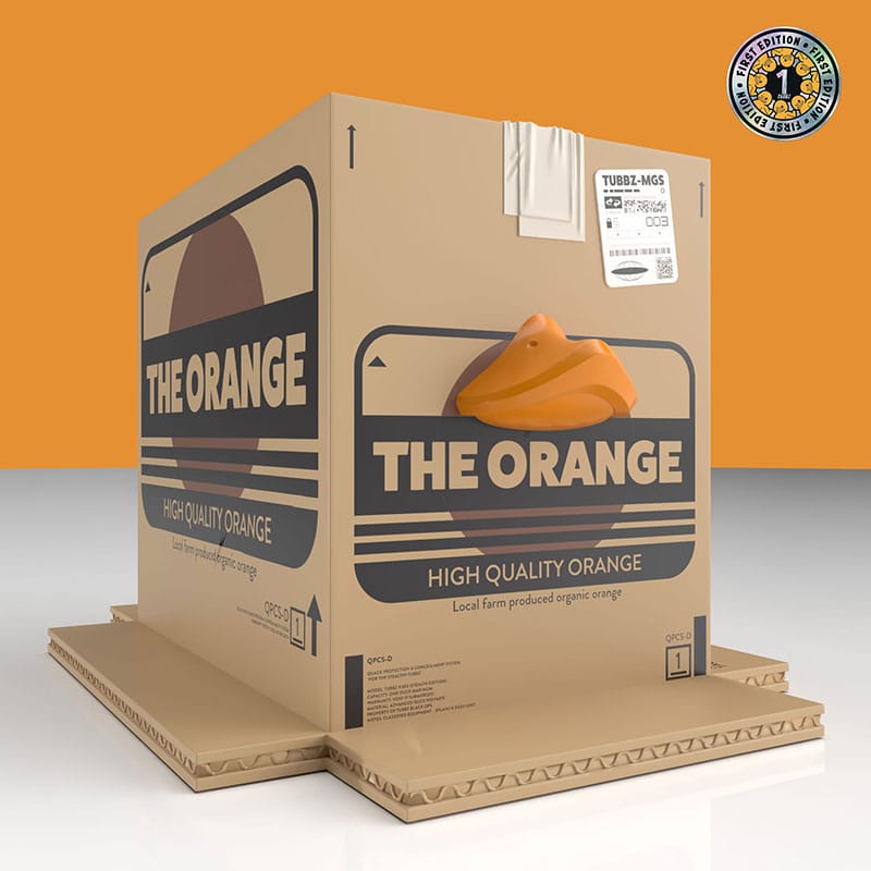 Metal Gear Solid Tubbz PVC Figur The Orange Box Boxed Edition 10 cm - Smalltinytoystore