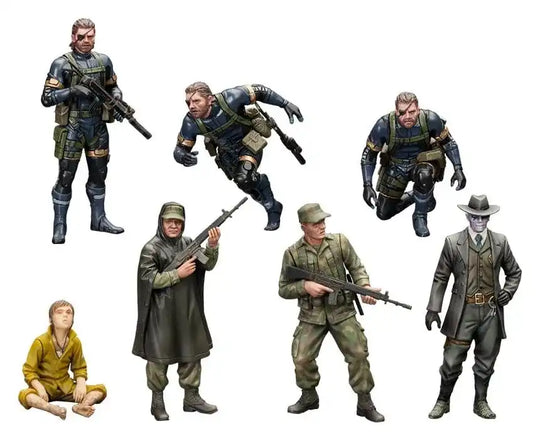 Metal Gear Solid V Plastic Model Kit 1/35 Metal Gear Solid Ground Zero Set 5 cm