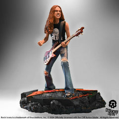 Metallica Rock Iconz Statue Cliff Burton II 22 cm - Smalltinytoystore
