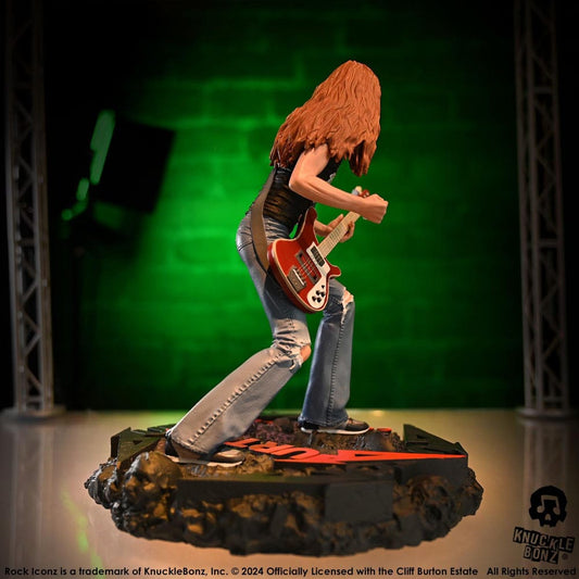 Metallica Rock Iconz Statue Cliff Burton II 22 cm - Smalltinytoystore