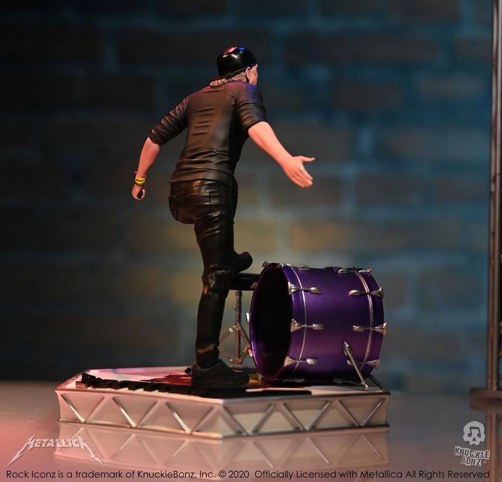 Metallica Rock Iconz Statue Lars Ulrich Limited Edition 22 cm - Smalltinytoystore