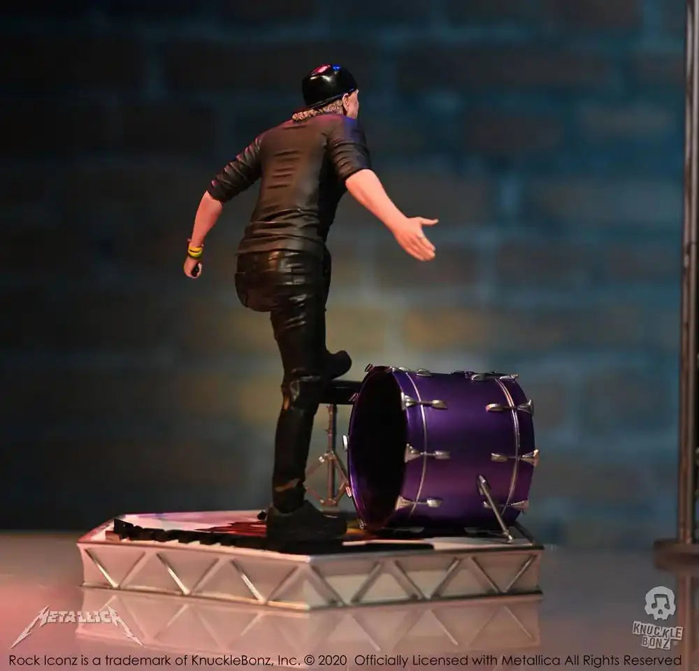 Metallica Rock Iconz Statue Lars Ulrich Limited Edition 22 cm - Smalltinytoystore