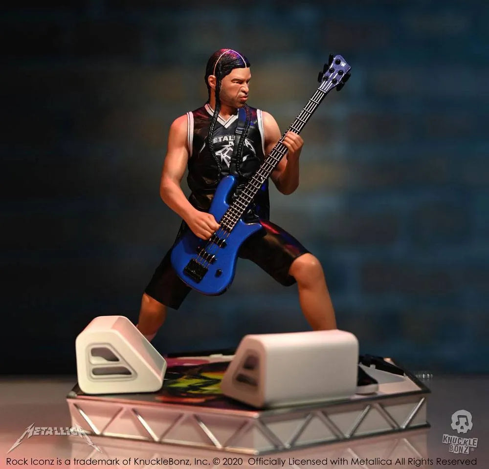 Metallica Rock Iconz Statue Robert Trujillo Limited Edition 22 cm - Smalltinytoystore