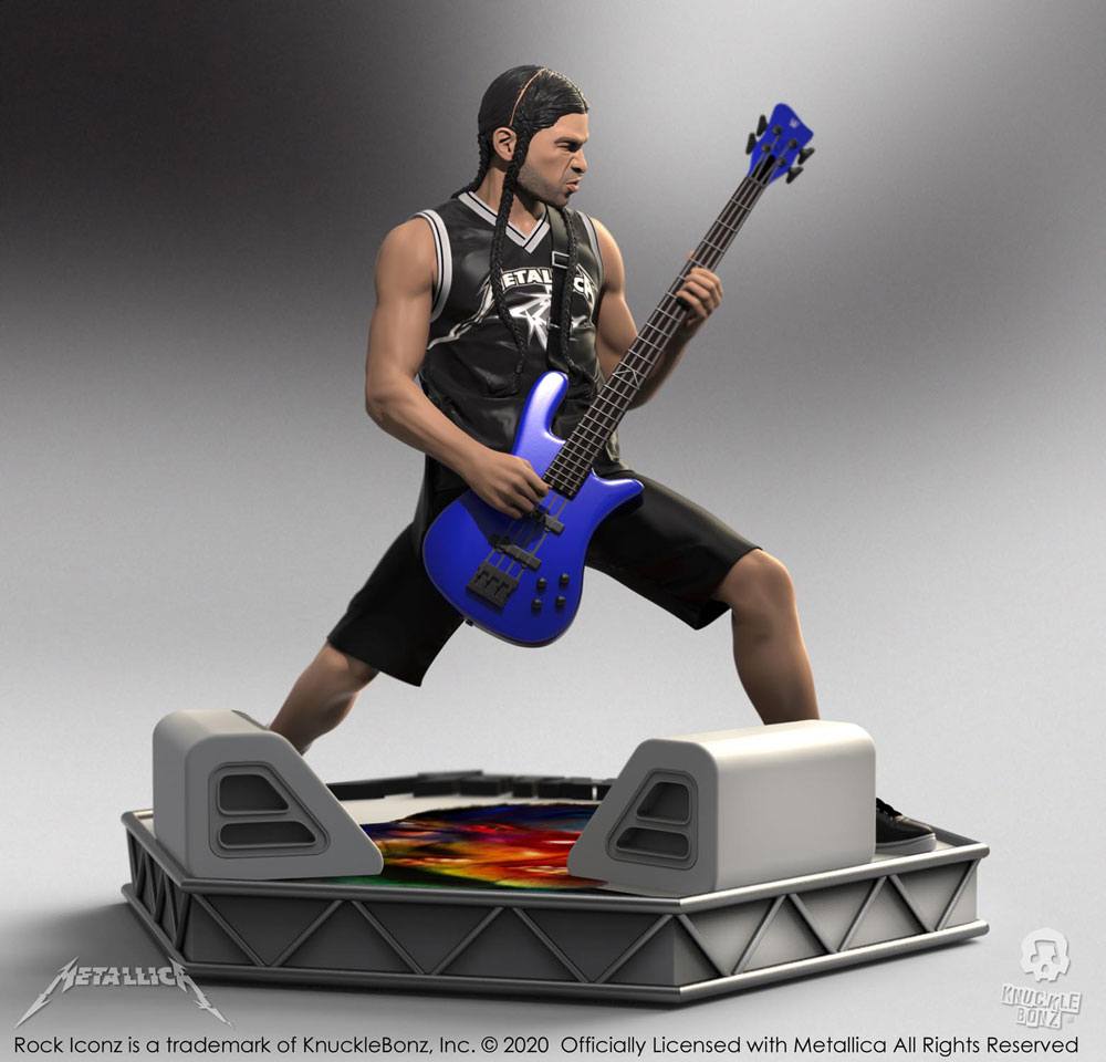 Metallica Rock Iconz Statue Robert Trujillo Limited Edition 22 cm - Smalltinytoystore