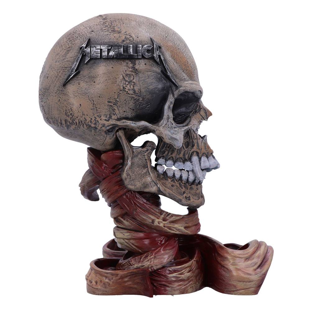Metallica Statue Pushead Skull 24 cm - Beschädigte Verpackung - Smalltinytoystore