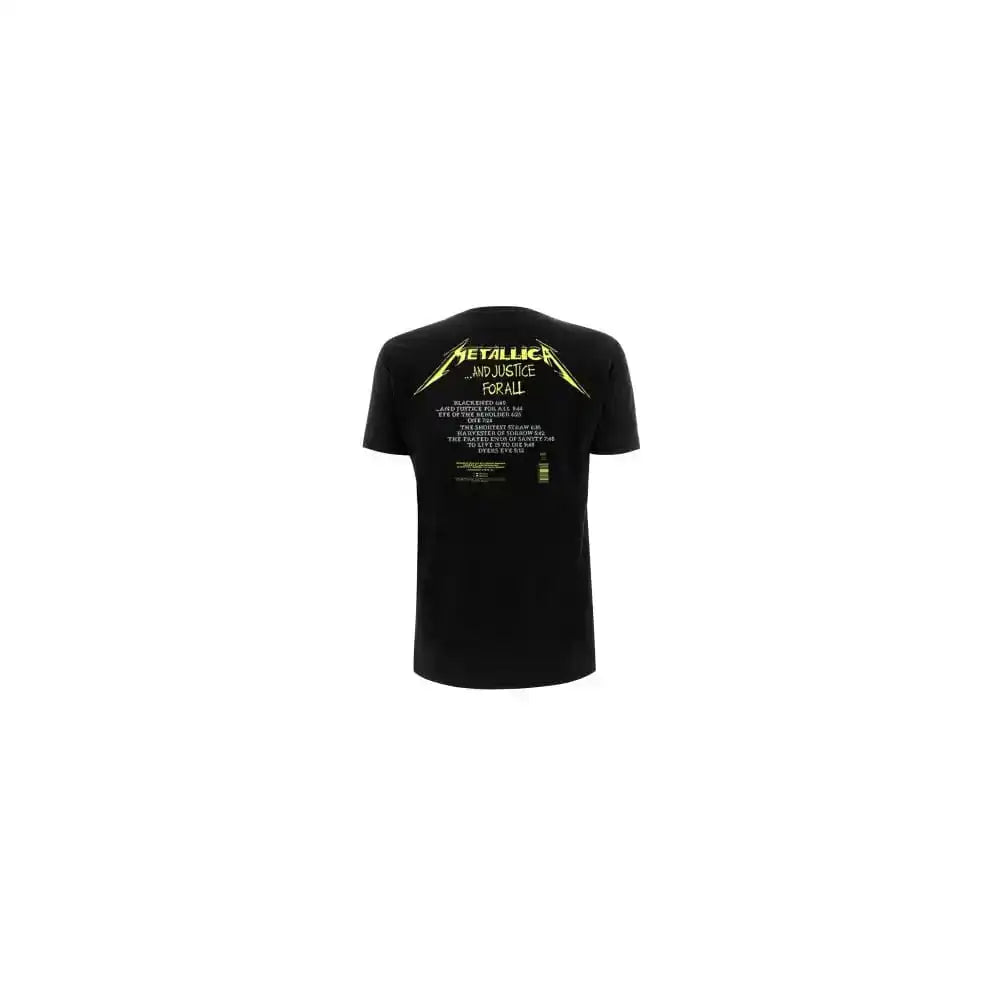 Metallica T-Shirt And Justice For All Tracks Black Größe L - Smalltinytoystore