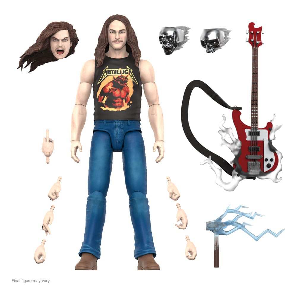 Metallica Ultimates Actionfigur Wave 2 Cliff Burton 18 cm - Smalltinytoystore