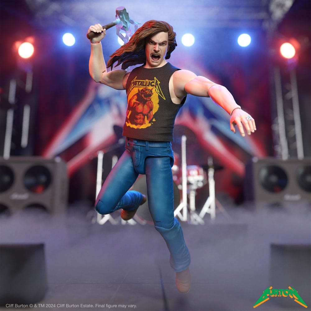 Metallica Ultimates Actionfigur Wave 2 Cliff Burton 18 cm - Smalltinytoystore