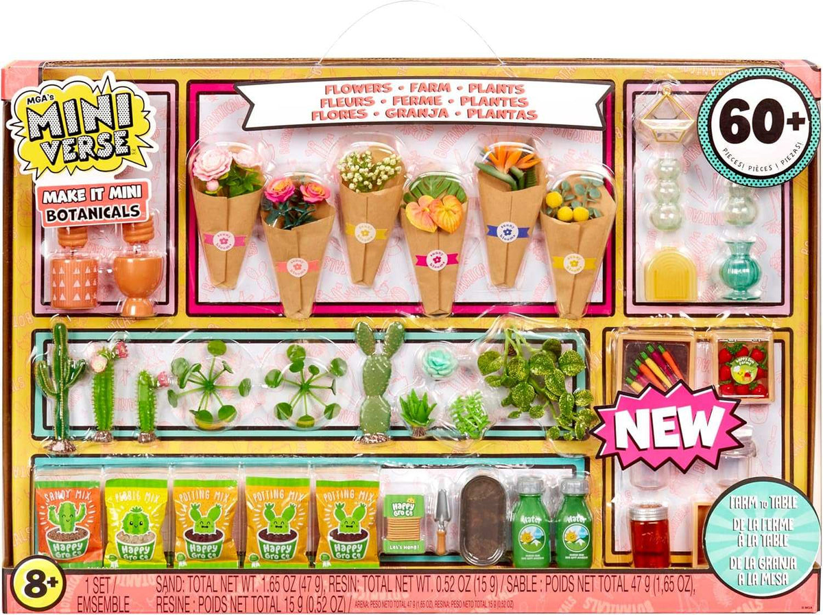 MGA Miniverse Make It Mini Botanicals - Mini-Pflanzen, Blumensträuße - Smalltinytoystore