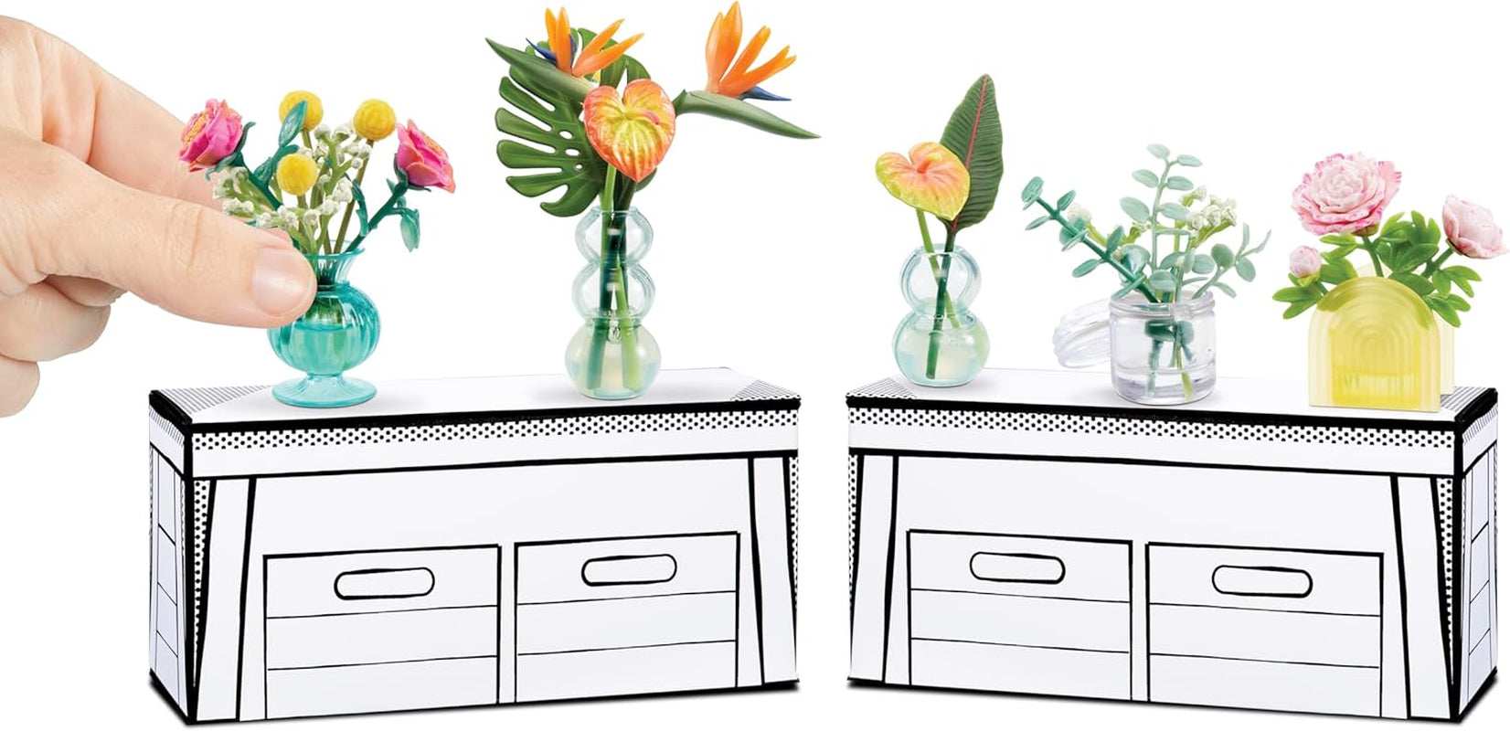 MGA Miniverse Make It Mini Botanicals - Mini-Pflanzen, Blumensträuße - Smalltinytoystore