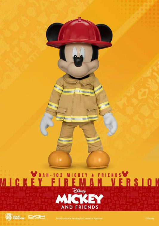 Mickey & Friends Dynamic 8ction Heroes Actionfigur 1/9 Mickey Fireman Ver. 24 cm - Smalltinytoystore