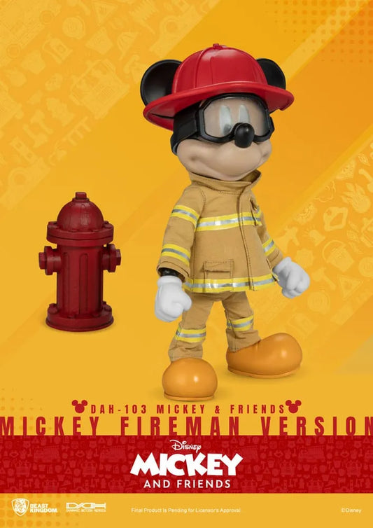 Mickey & Friends Dynamic 8ction Heroes Actionfigur 1/9 Mickey Fireman Ver. 24 cm - Smalltinytoystore