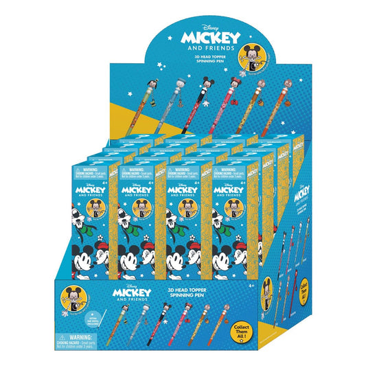 Micky and Friends Stift 3D Head Topper Spinning Pen - Smalltinytoystore