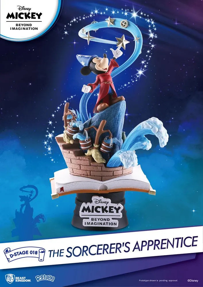 Micky Beyond Imagination D-Stage PVC Diorama The Sorcerer's Apprentice 15 cm - Smalltinytoystore