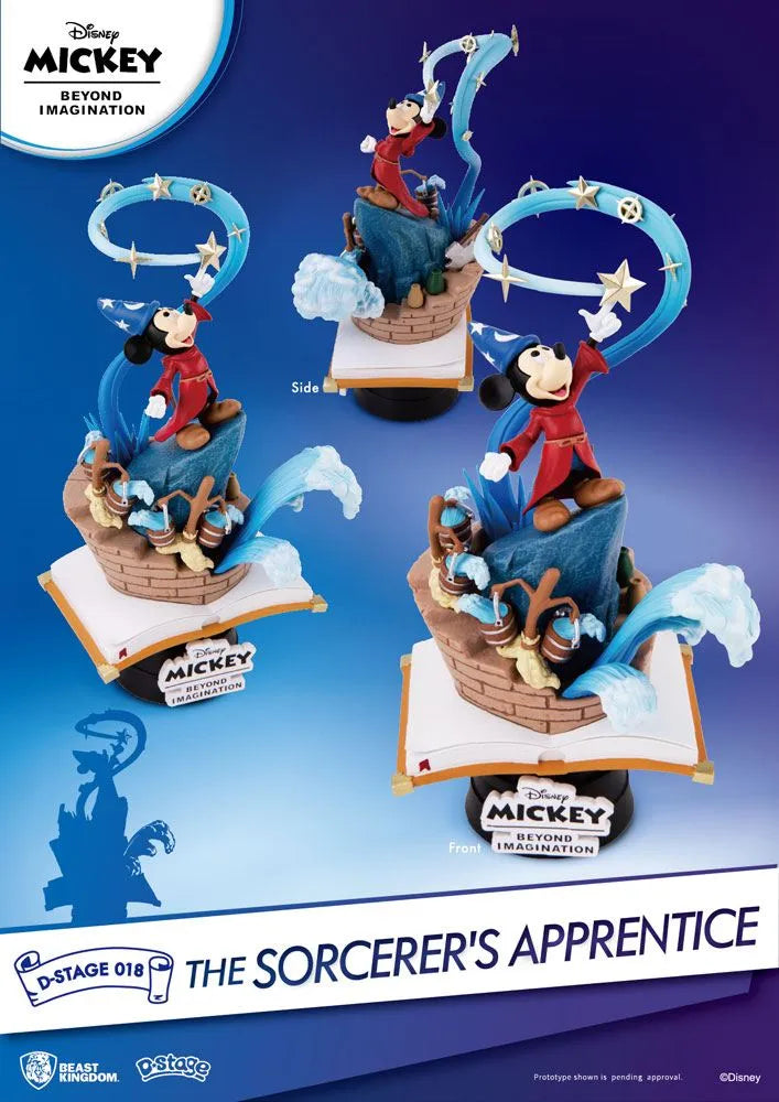 Micky Beyond Imagination D-Stage PVC Diorama The Sorcerer's Apprentice 15 cm - Smalltinytoystore