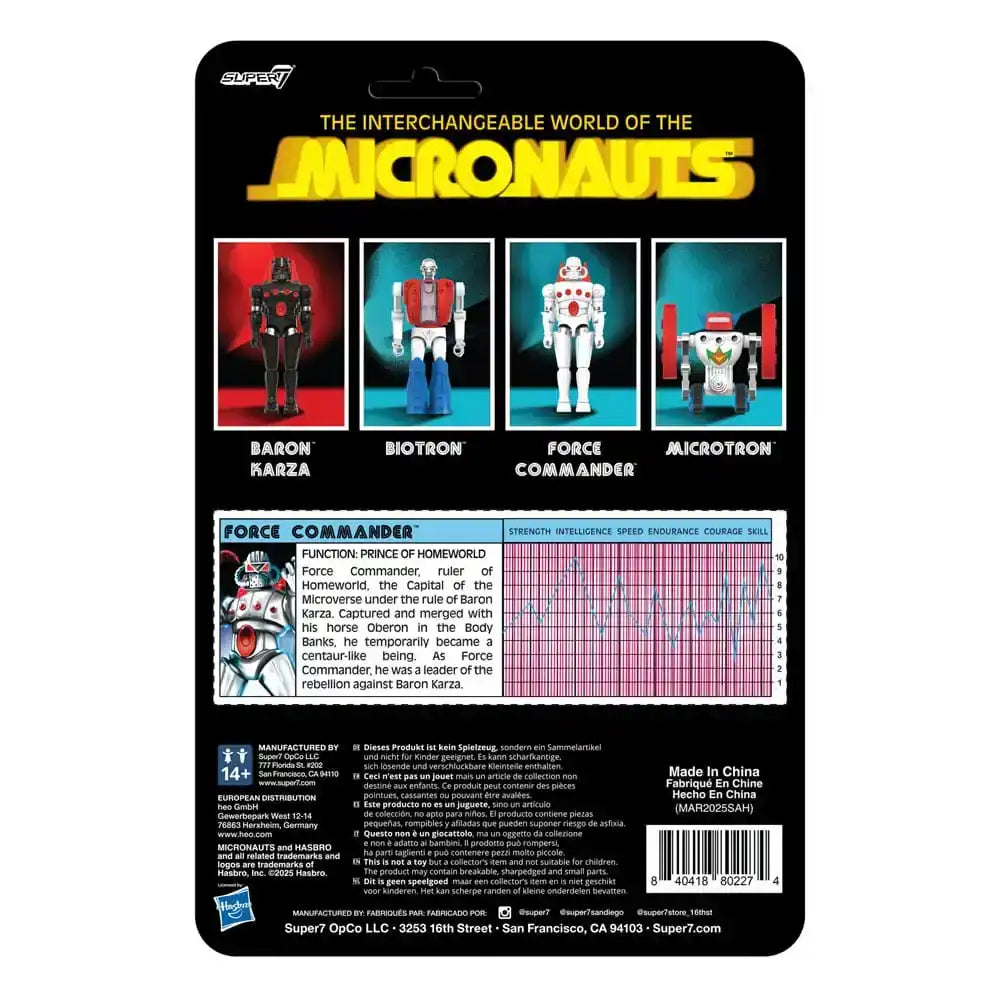 Micronauts ReAction+ Actionfigur Wave 02 Force Commander 9 cm