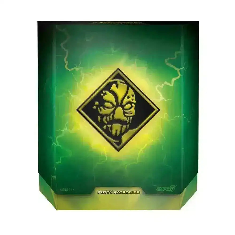 Power Rangers Ultimates Putty Patroller Figurenverpackung, grün-gelbes Design, Smalltinytoystore