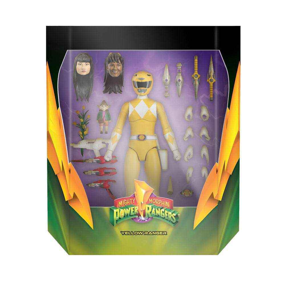 Mighty Morphin Power Rangers Ultimates Yellow Ranger 18 cm - Smalltinytoystore