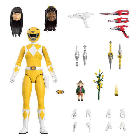 Mighty Morphin Power Rangers Ultimates Yellow Ranger 18 cm - Smalltinytoystore