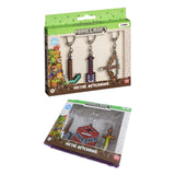 Minecraft 3-Pack Schlüsselanhänger Sortiment (12) - Smalltinytoystore