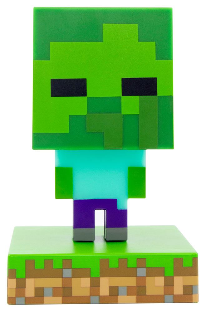 Minecraft 3D Icon Lampe Zombie - Beschädigte Verpackung - Smalltinytoystore