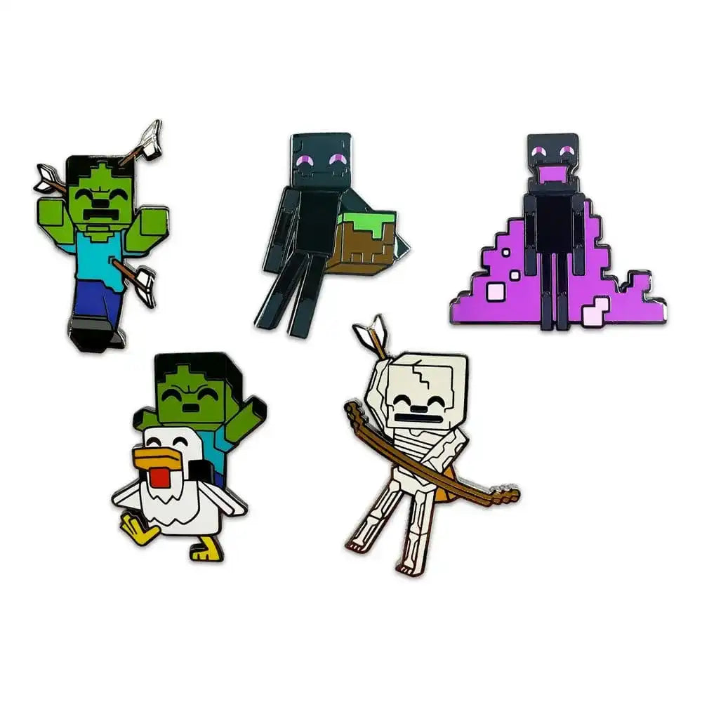 Minecraft Ansteck-Pins Set #2 5 cm (6) - Smalltinytoystore