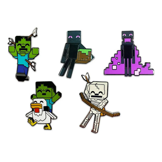 Minecraft Ansteck-Pins Set #2 5 cm (6) - Smalltinytoystore