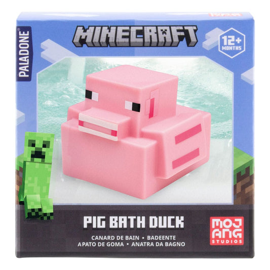Minecraft Badeente Pig 6 cm - Smalltinytoystore