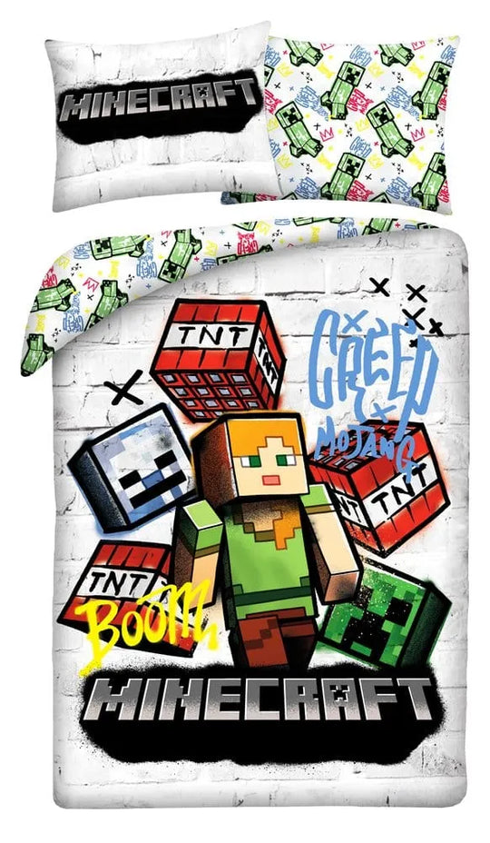 Minecraft Bettwäsche Ver. 11 140 x 200 cm / 70 x 90 cm