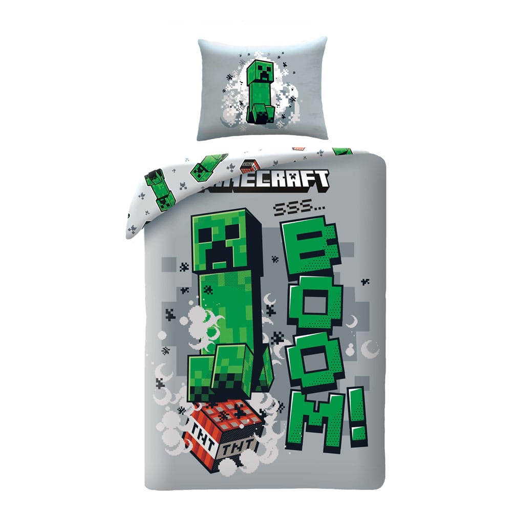 Minecraft Bettwäsche Ver. 2 140 x 200 cm / 70 x 90 cm - Smalltinytoystore