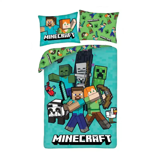 Minecraft Bettwäsche Ver. 5 140 x 200 cm / 70 x 90 cm - Smalltinytoystore