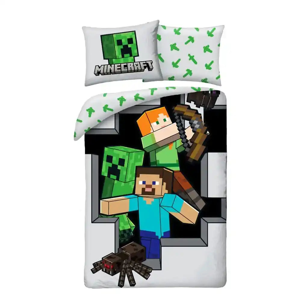 Minecraft Bettwäsche Ver. 8 140 x 200 cm / 70 x 90 cm