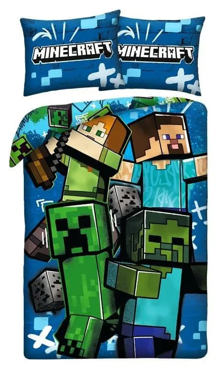 Minecraft Bettwäsche Ver. 9 140 x 200 cm / 70 x 90 cm