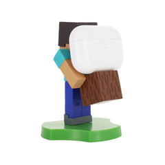 Minecraft Cable Guys Mini Lade-Halter Steve Guys Holdems 11cm - Smalltinytoystore