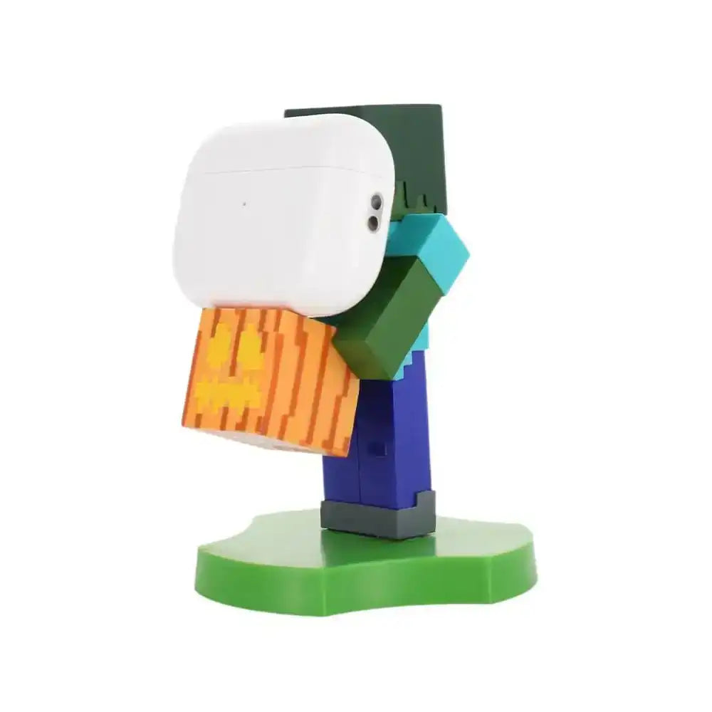 Minecraft Cable Guys Mini Lade-Halter Zombie Holdems 11cm - Smalltinytoystore