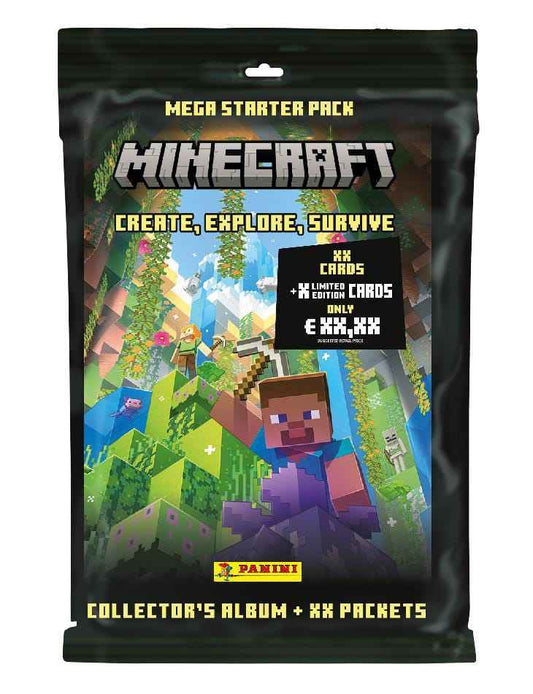 Minecraft - Create, Explore, Survive Trading Cards Starter-Set *Deutsche Version* - Smalltinytoystore