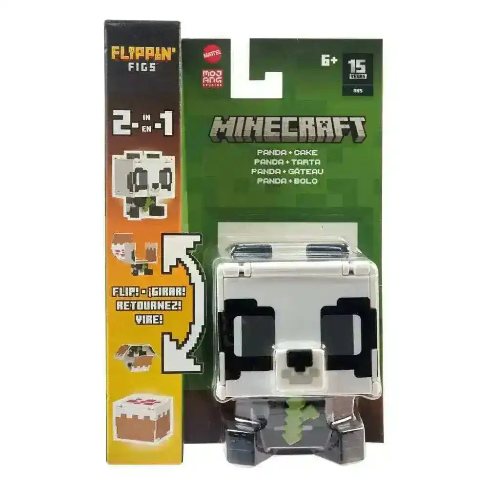 Minecraft Flippin Actionfigur Panda & Kuchen - Smalltinytoystore