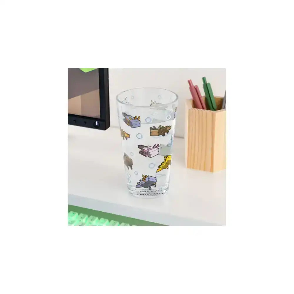 Minecraft Glas Axolotl - Smalltinytoystore