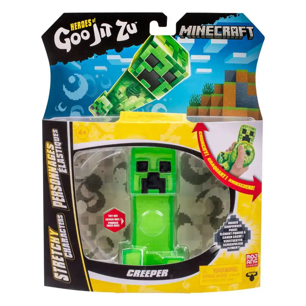 Minecraft Heroes of Goo Jit Zu Meteor Madness Dehnbare Figur Creeper 12 cm - Smalltinytoystore