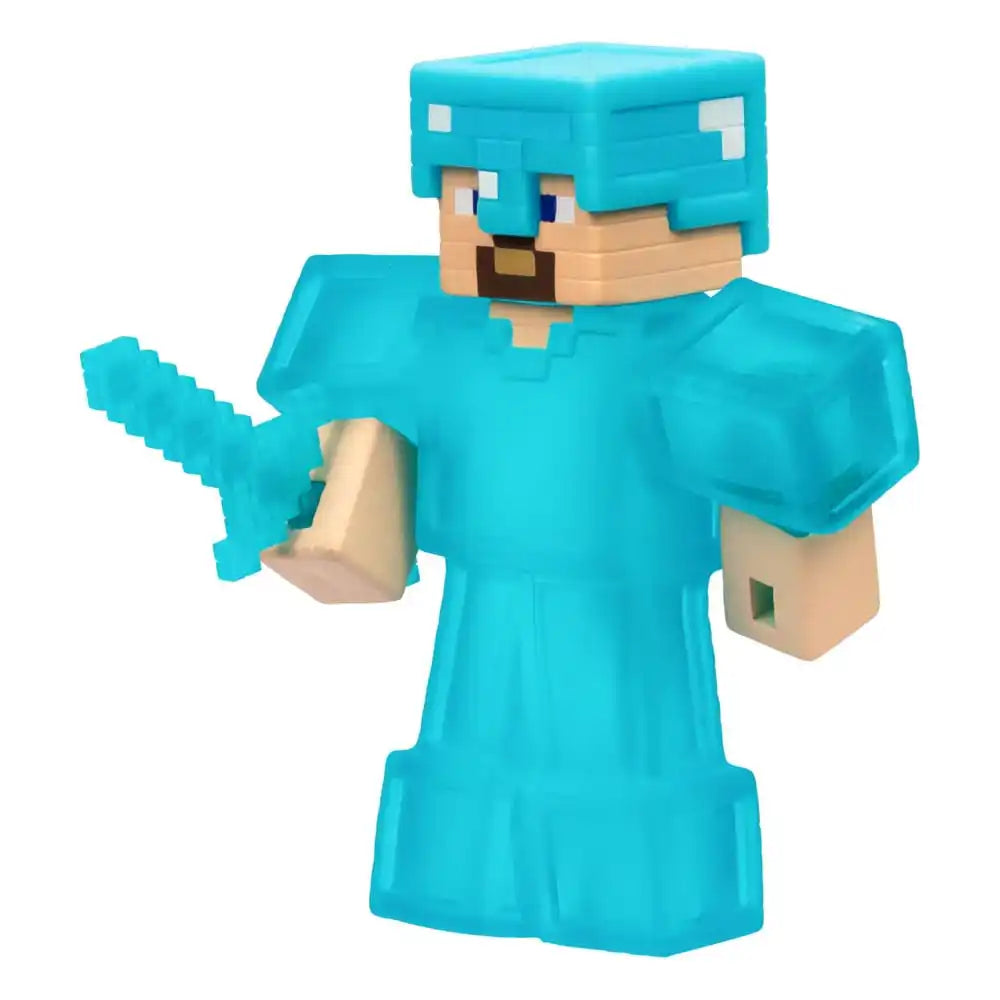 Minecraft Heroes of Goo Jit Zu Meteor Madness Dehnbare Figur Steve 12 cm - Smalltinytoystore