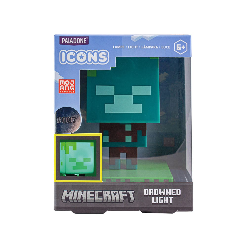 Minecraft Icon Lampe Drowned Zombie - Smalltinytoystore