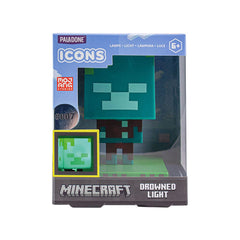 Minecraft Icon Lampe Drowned Zombie - Smalltinytoystore
